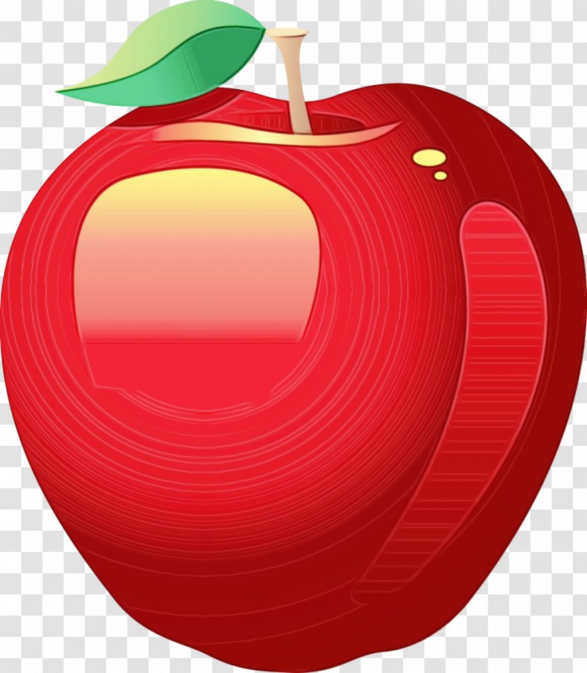 Watercolor Rose - Apple - Mcintosh Food Transparent PNG