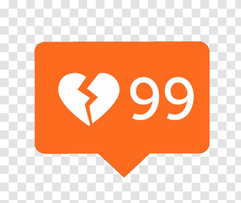 Instagram Like Button Social Media - Heart Transparent PNG