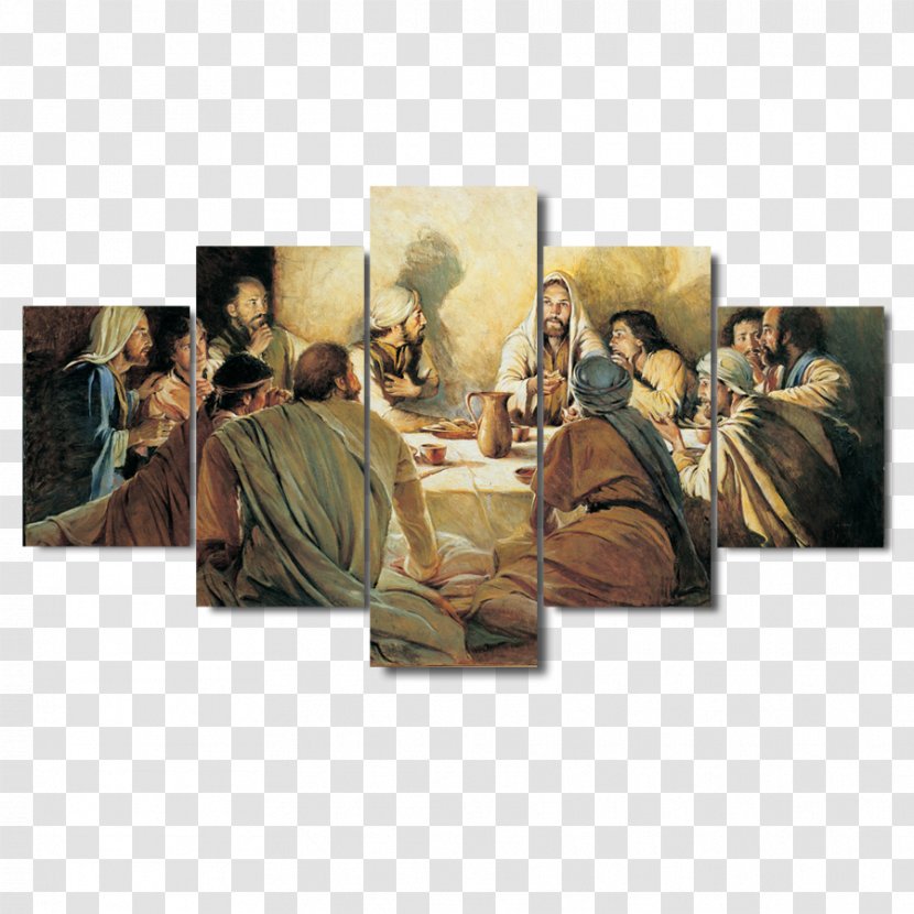 The Last Supper Canvas Print Painting Art - Poster - Star Decoration Transparent PNG