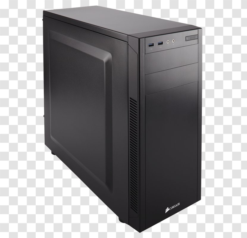 Computer Cases & Housings Power Supply Unit Armoire De Camping Pliable ATX Corsair Carbide Series 100R - Cable Management - Case Transparent PNG