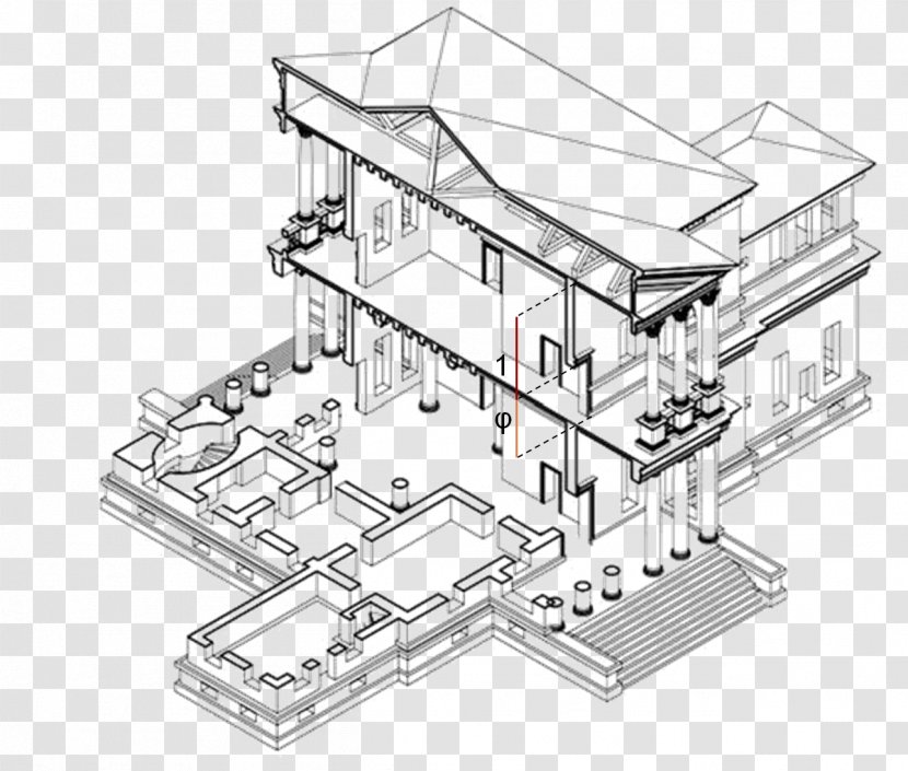 Technical Drawing Architecture Engineering - White - Villa Transparent PNG
