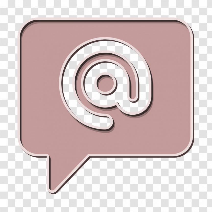 Message Icon Email Icon At Icon Transparent PNG