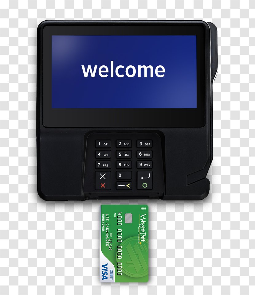 EMV Payment Terminal Credit Card Wright-Patt Union Bank - System - Welcome Transparent PNG