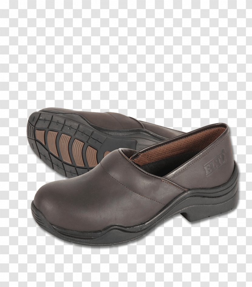 Slip-on Shoe GR 36 Leather Clog - Walking - Riding Boots Transparent PNG