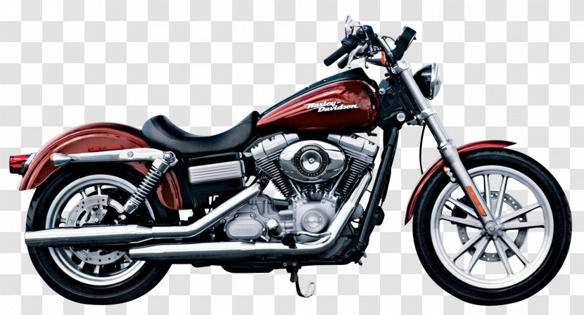 Harley-Davidson Super Glide Custom Motorcycle Cruiser - Harleydavidson Twin Cam Engine - Harley Davidson Brown Bike Transparent PNG