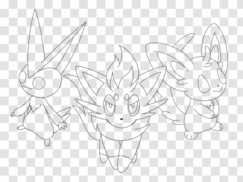 Pokemon Black & White And Coloring Book Drawing - Visual Arts - Start Line Transparent PNG