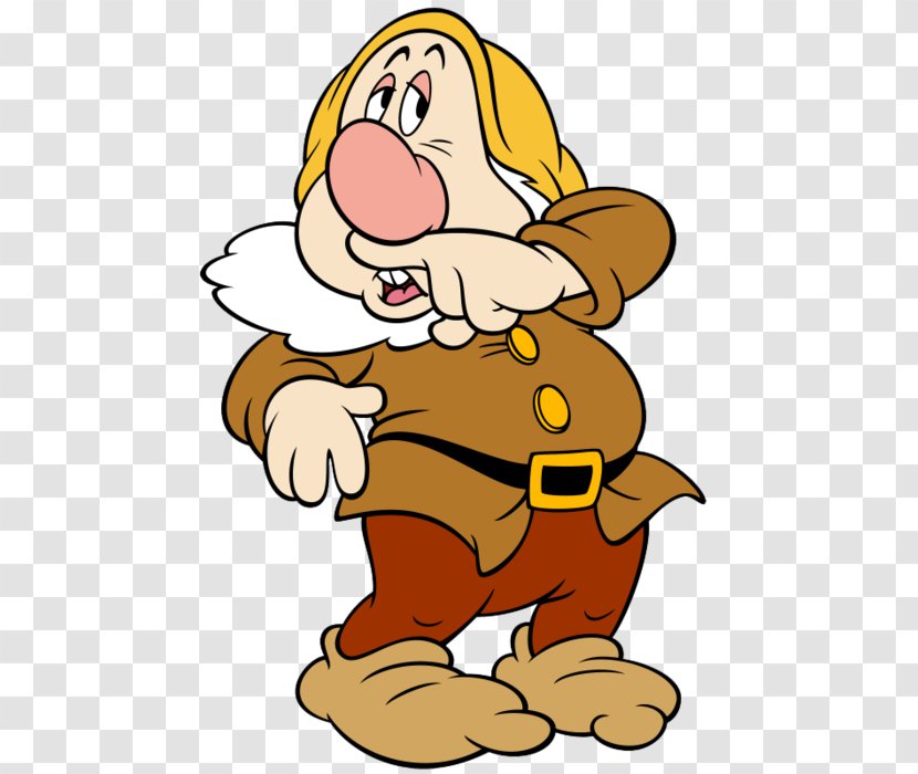 Seven Dwarfs Sneezy Dopey Bashful - Art - Dwarf Transparent PNG