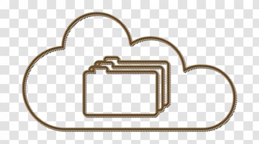 Cloud Icon Data Files - Storage - Metal Lock Transparent PNG