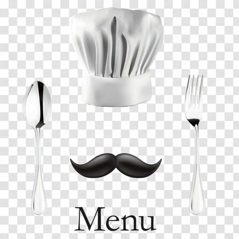 Spoon Cook Chef Hat - Chefs Uniform - Creative Menu Poster Transparent PNG