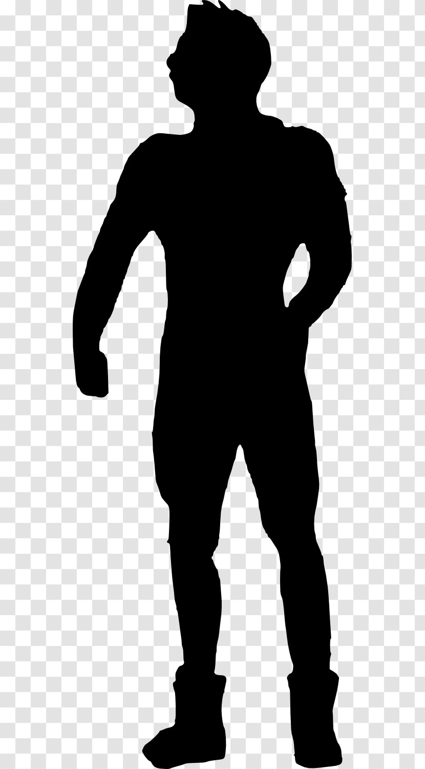 Silhouette Clip Art - Drawing - Bodybuilding Transparent PNG