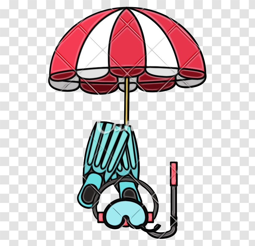 Umbrella Cartoon Pink Line Clip Art - Mushroom - Fashion Accessory Transparent PNG