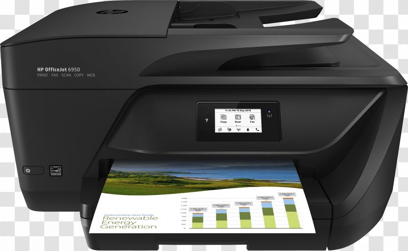 Hewlett-Packard HP Officejet 6950 Multi-function Printer - Multifunction - Hewlett-packard Transparent PNG