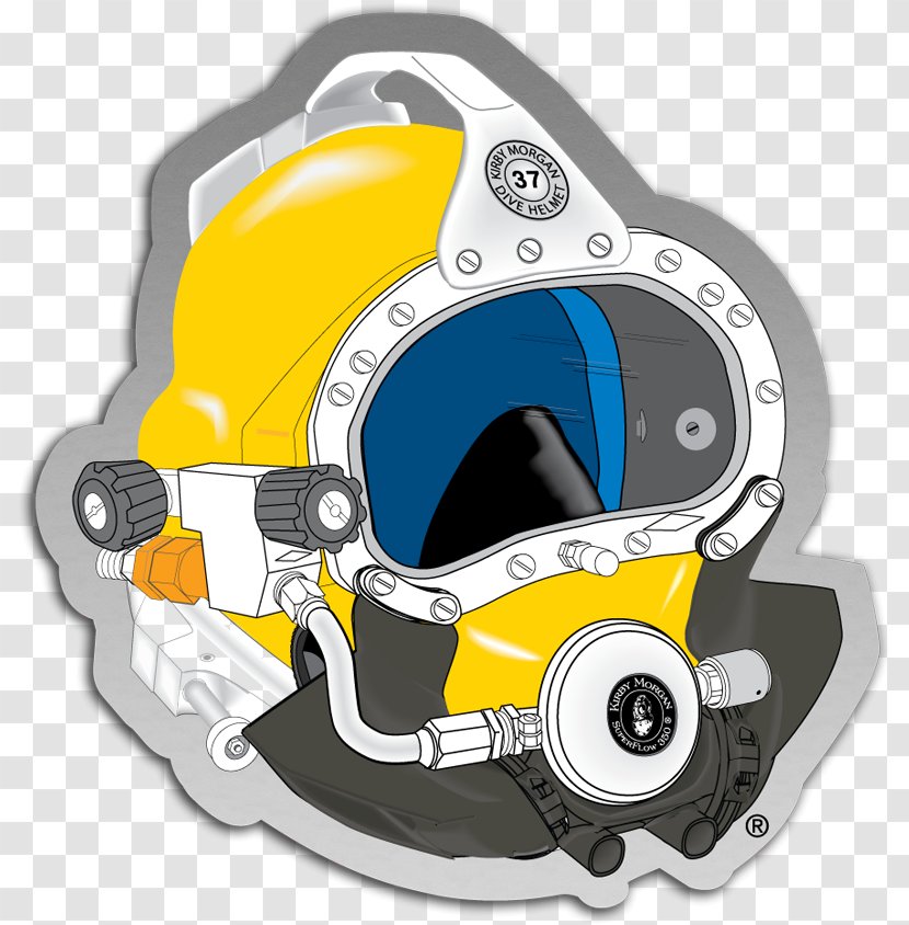 Kirby Morgan Dive Systems Diving Helmet Underwater Scuba Full Face Mask - Ebay - Sales Transparent PNG