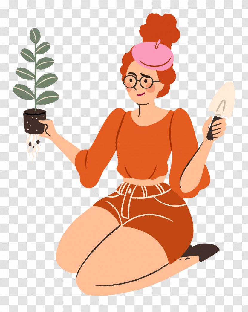 Planting Woman Garden Transparent PNG