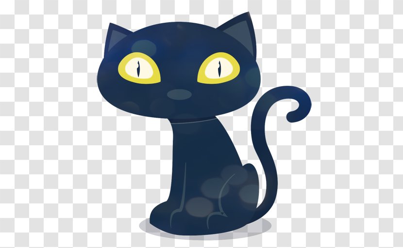 Kitten - Whiskers - Black Cat Transparent PNG