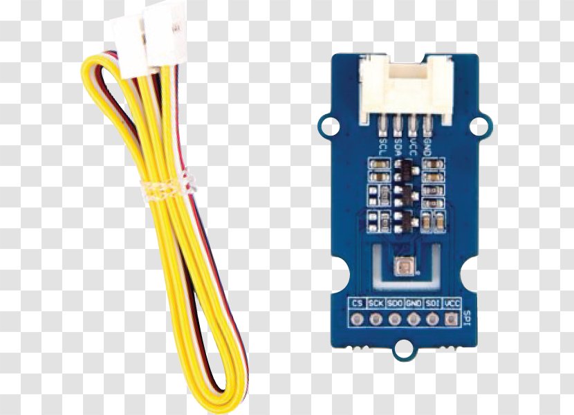 Pressure Sensor Barometer Atmospheric Temperature - Robot Circuit Board Transparent PNG