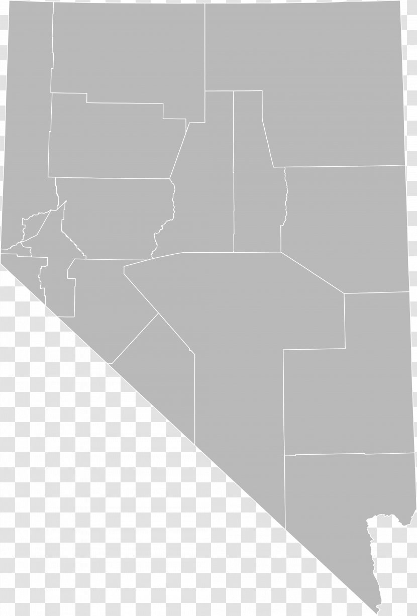 Washoe County, Nevada California Blank Map Transparent PNG