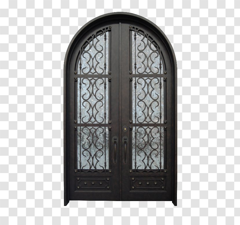 Iron Door Arch Window Gate Transparent PNG