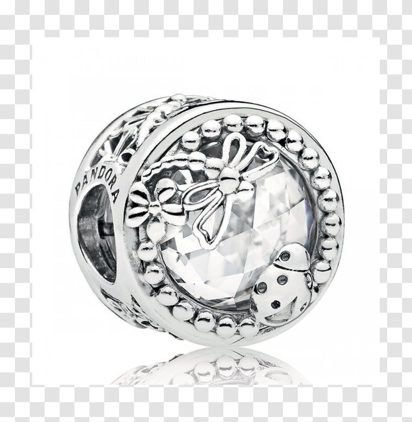 PANDORA Jewelry Charm Bracelet Silver Cubic Zirconia - Pandora - Clearance Sale. Transparent PNG