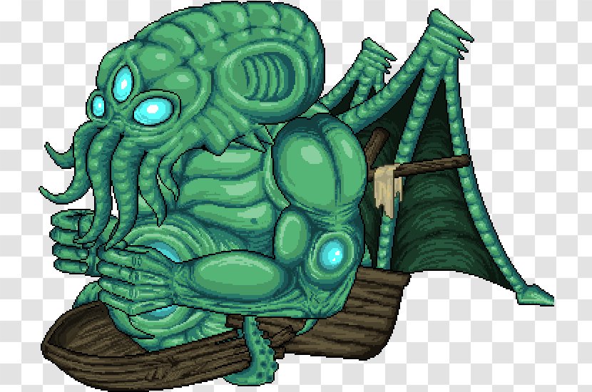 Terraria Xbox 360 Boss Video Game Cthulhu - World Of Warcraft Transparent PNG