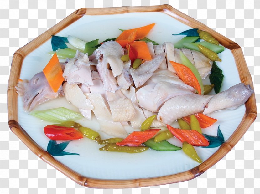Chicken Thai Cuisine Buffalo Wing Dish - Plate Of Commoner Transparent PNG
