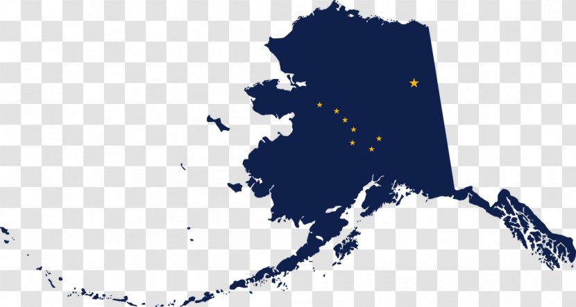 Flag Of Alaska Map Russian America State - Blue Transparent PNG