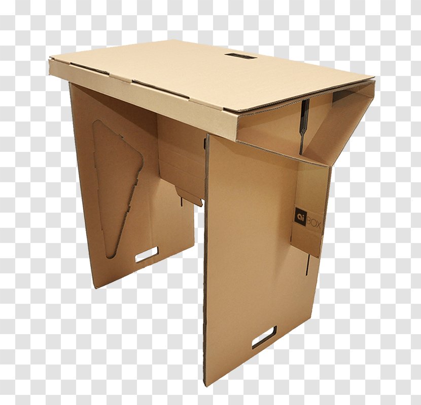 Paper Standing Desk Cardboard - Office Chairs Transparent PNG