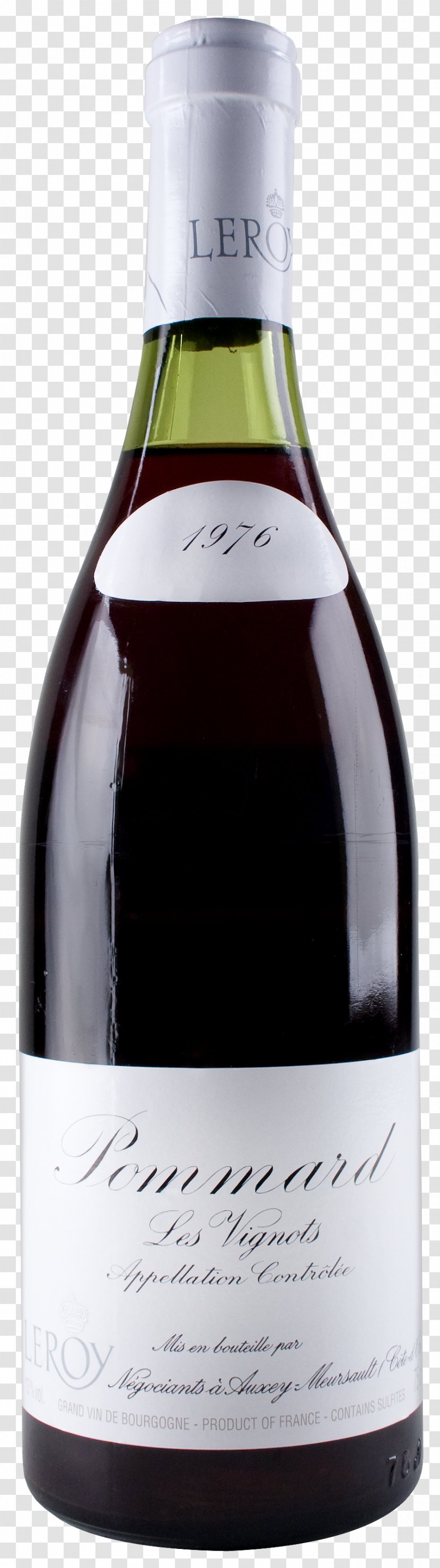 Liqueur Chorey-les-Beaune Dessert Wine Champagne - Bottle - French Red Pommard Transparent PNG