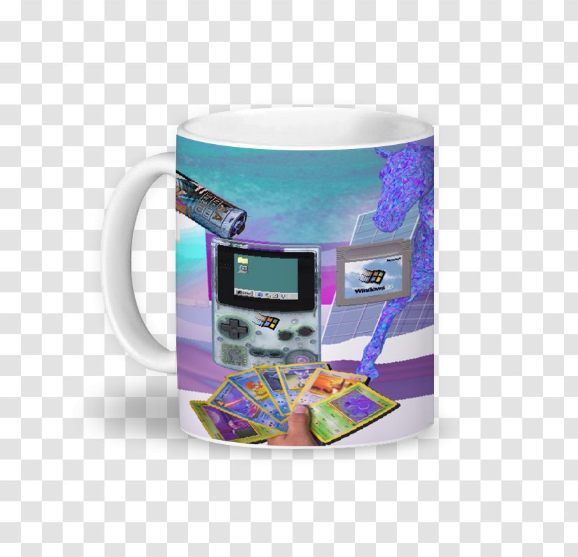 Coffee Cup Plastic Mug - Purple Transparent PNG