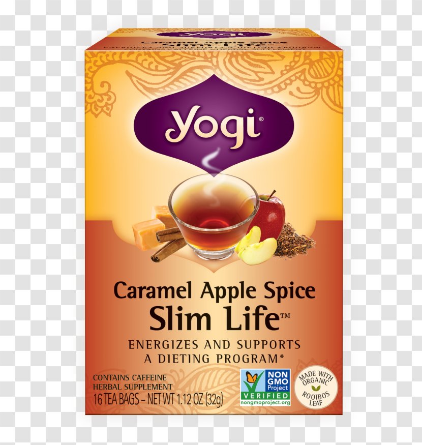 Green Tea Yogi Bag Detoxification - Herb - Caramel Brands Transparent PNG