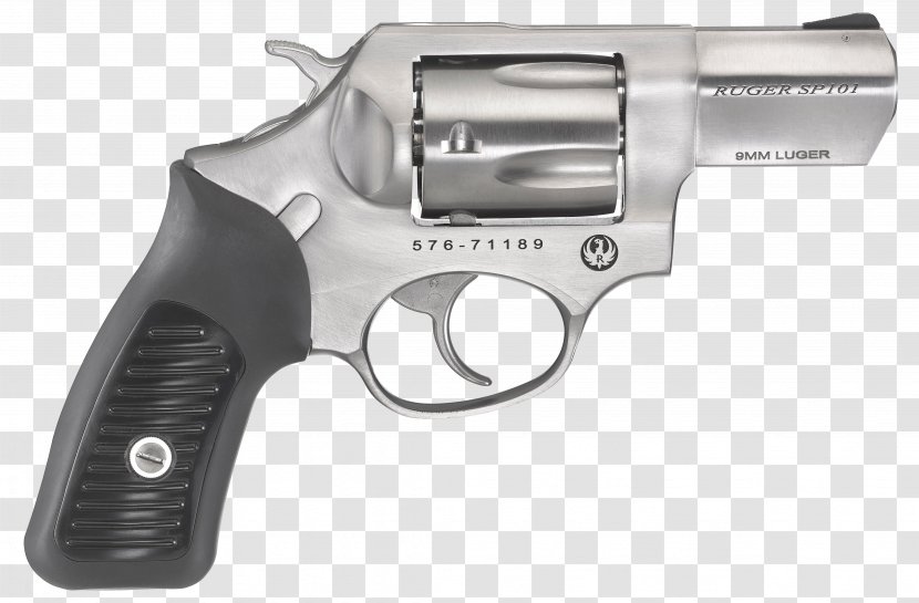 Ruger SP101 Revolver 9×19mm Parabellum Sturm, & Co. Firearm - Cartridge - Gun Transparent PNG