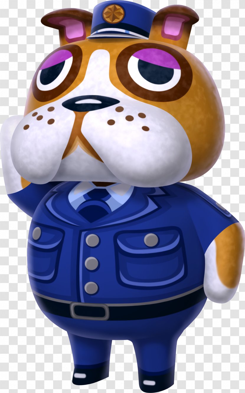 Animal Crossing: New Leaf Wild World City Folk Wii U - Mr Resetti - Police Dog Transparent PNG