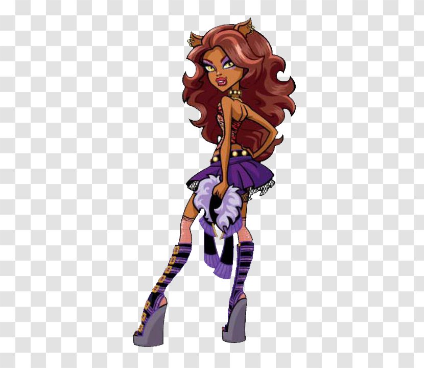 Monster High Clawdeen Wolf Doll Frankenstein Frankie Stein - Heart Transparent PNG