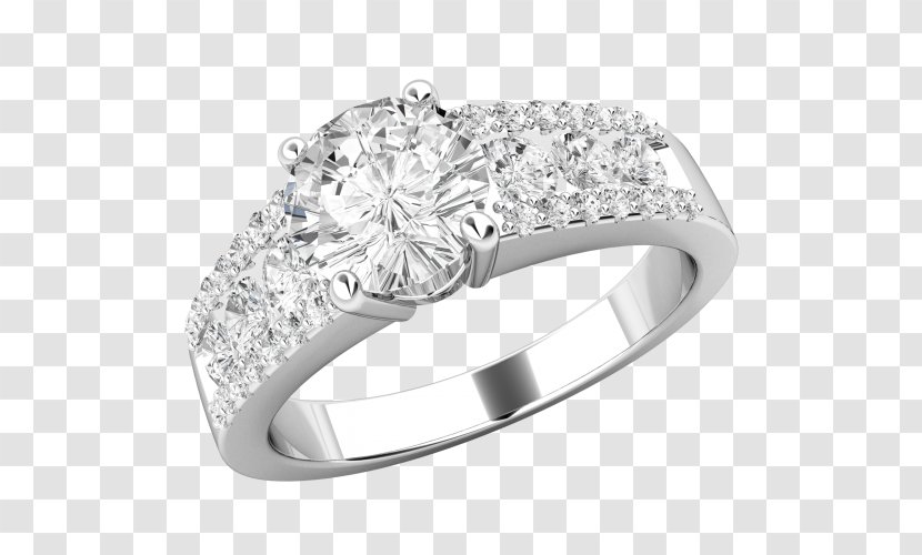 Wedding Ring Diamond Engagement Jewellery - Rings Transparent PNG