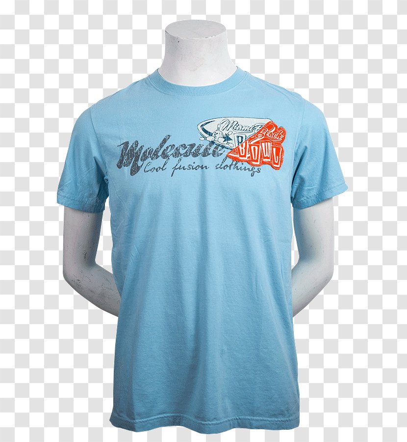 T-shirt Miami Beach Bowl Blue Polo Shirt - Logo Transparent PNG