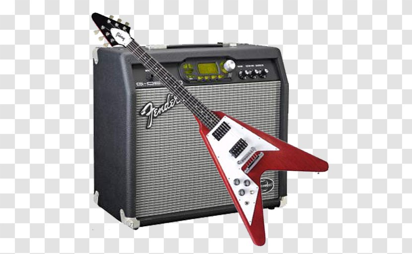 Guitar Amplifier Electric Fender Musical Instruments Corporation G-DEC - Silhouette Transparent PNG