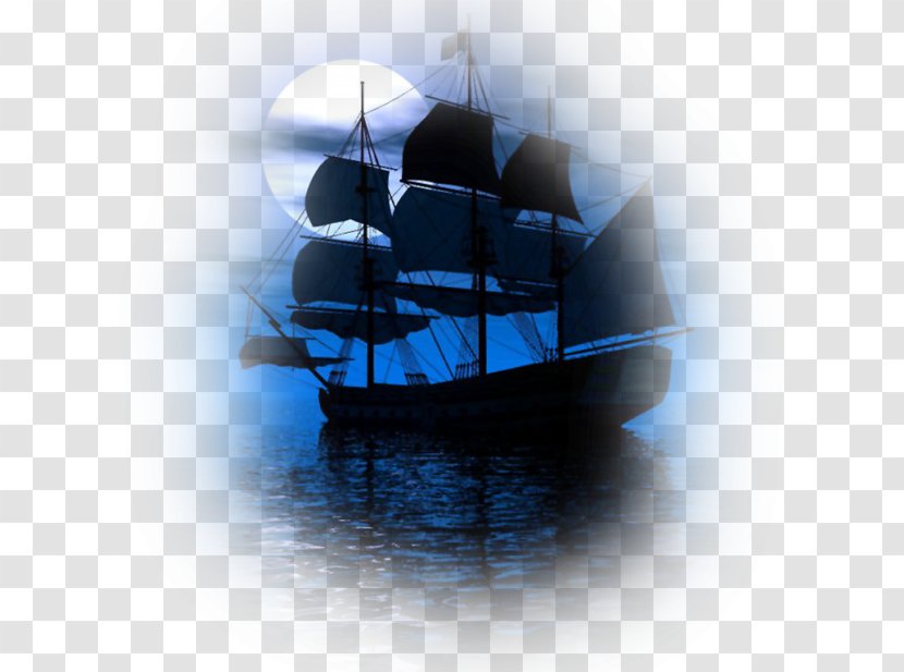 Animaatio Cinemagraph Piracy Ship - Caravel Transparent PNG