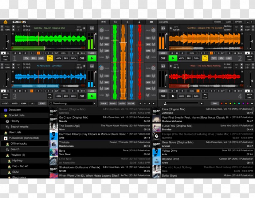 Computer Software Virtual DJ Disc Jockey Mixxx - Audio Mixers - Ktv Creative Transparent PNG
