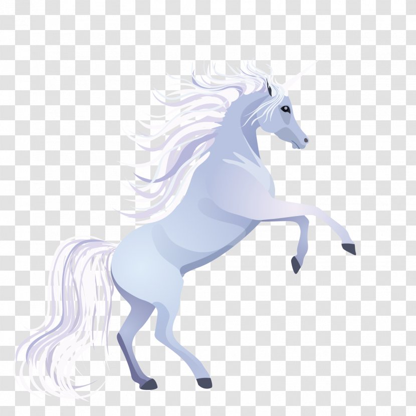 Horse Unicorn - Vector Transparent PNG