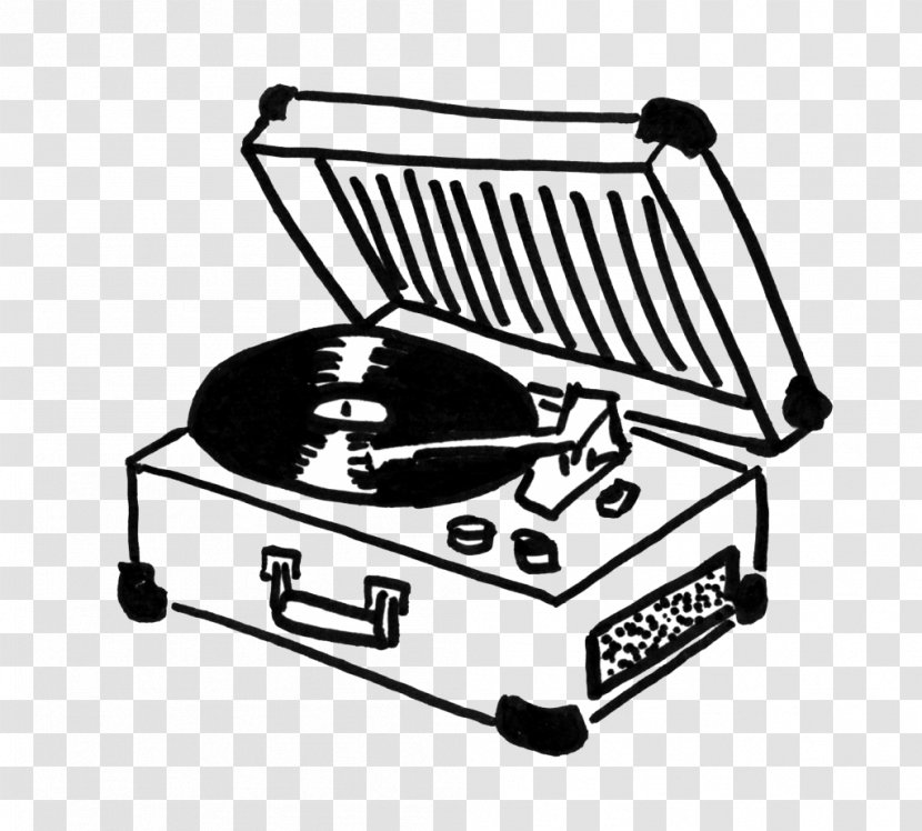 Phonograph Record Drawing Turntablism Clip Art - Flower - Player Transparent PNG