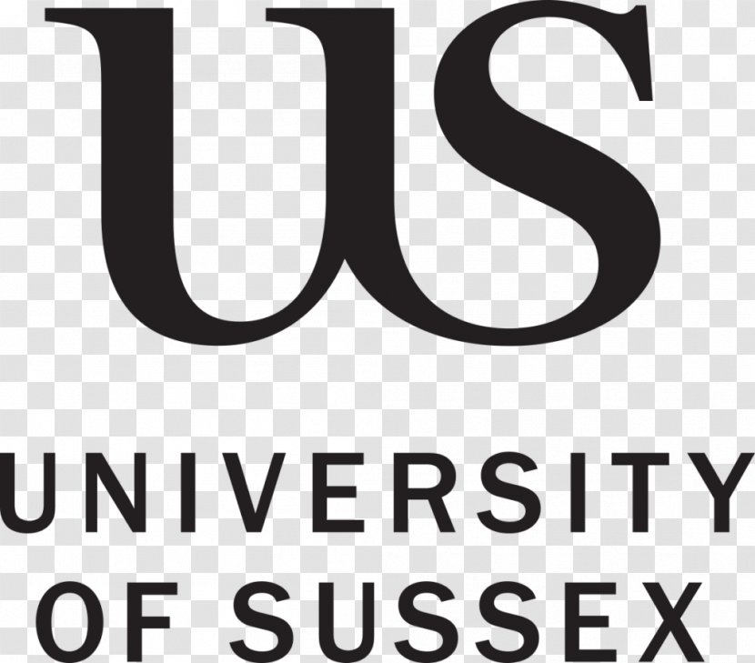 University Of Sussex Logo Master's Degree Academic - Black And White - Design Transparent PNG