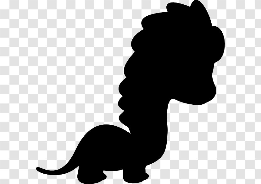 Big Cat Clip Art Silhouette Dinosaur - Animal Figure Transparent PNG