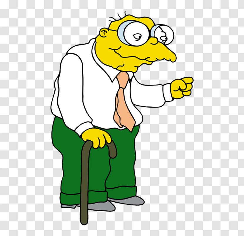 Hans Moleman Ned Flanders Bart Simpson Homer Principal Skinner - Family Transparent PNG