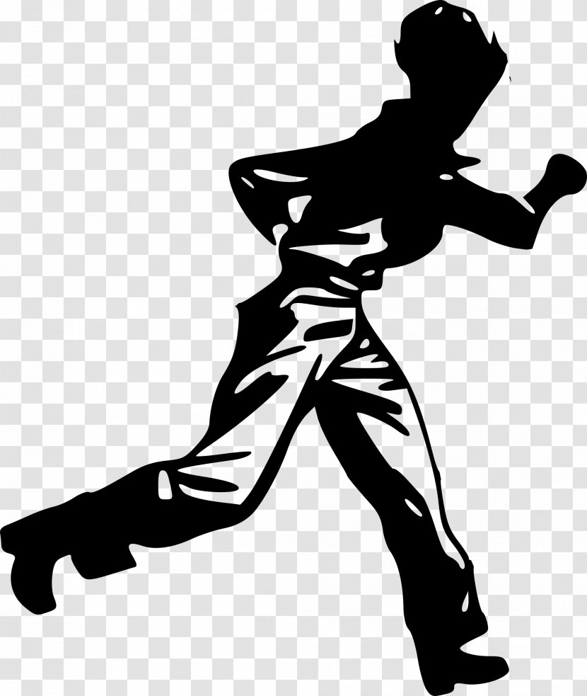 Running Woman Clip Art - Silhouette - Figure Skating Transparent PNG