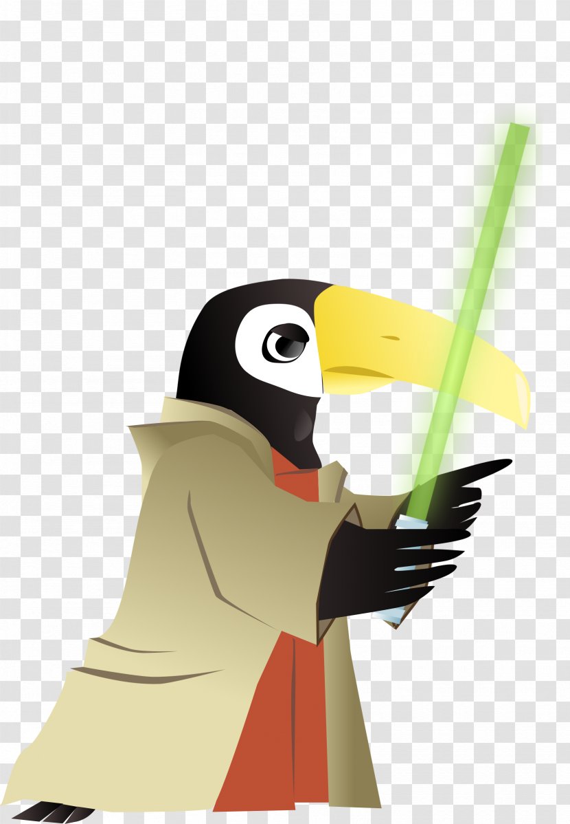Yoda Anakin Skywalker Star Wars Jedi Clip Art - Penguin - Toucan Transparent PNG