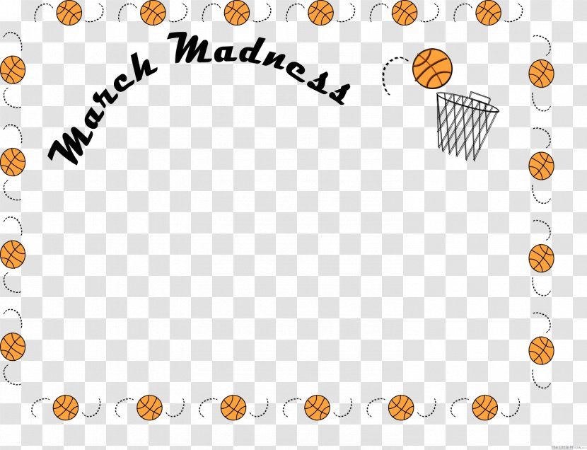 2014 NCAA Division I Mens Basketball Tournament Picture Frame Clip Art - Area - Madness Cliparts Transparent PNG