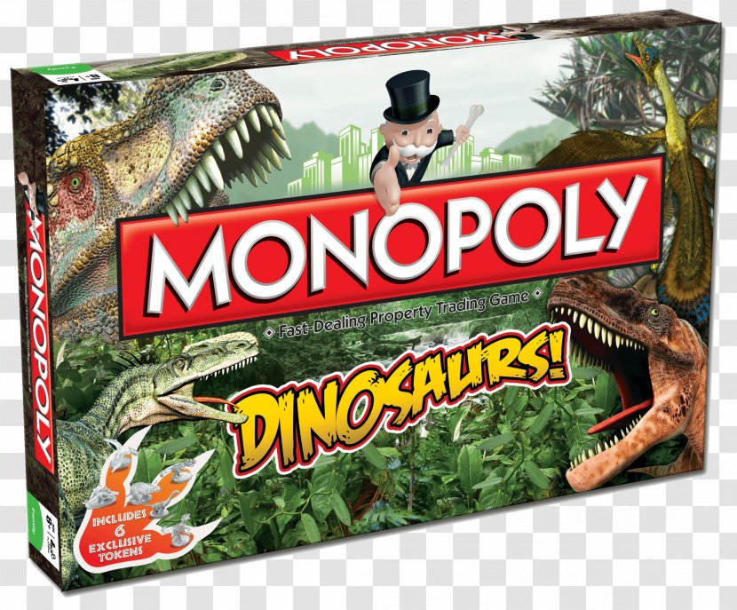 Hasbro Monopoly Board Game Dinosaur - Winning Moves Transparent PNG