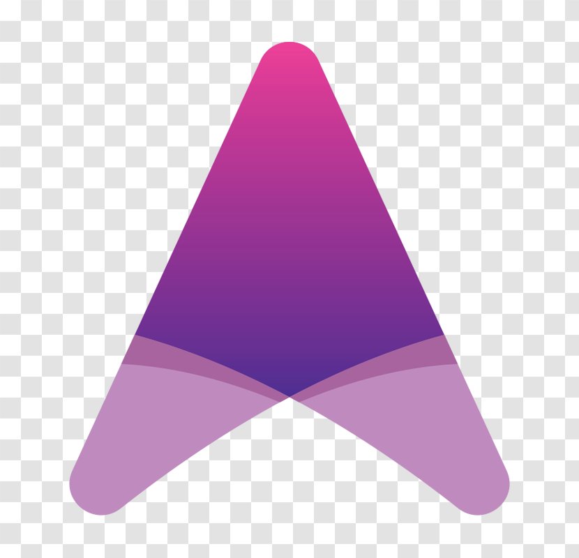 Triangle - Violet - Pink Transparent PNG