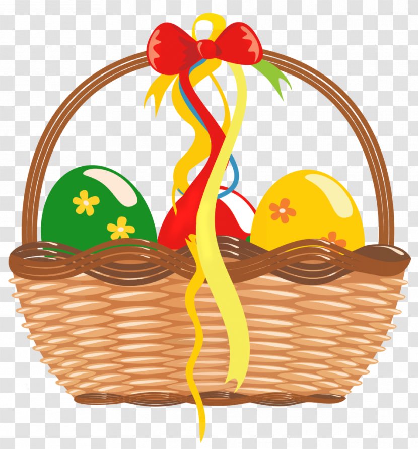 Clip Art Picnic Baskets Food Gift Easter Basket - Storage Transparent PNG