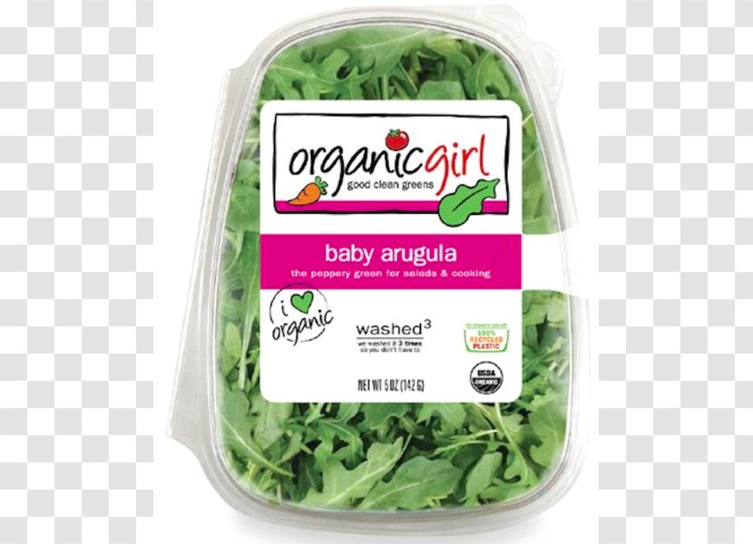 Organic Food Arugula Baby Leaf Vegetable Salad - Infant Transparent PNG